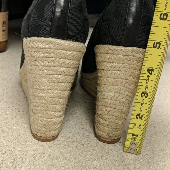 Coach wedge heels in black - Picture 5 of 5